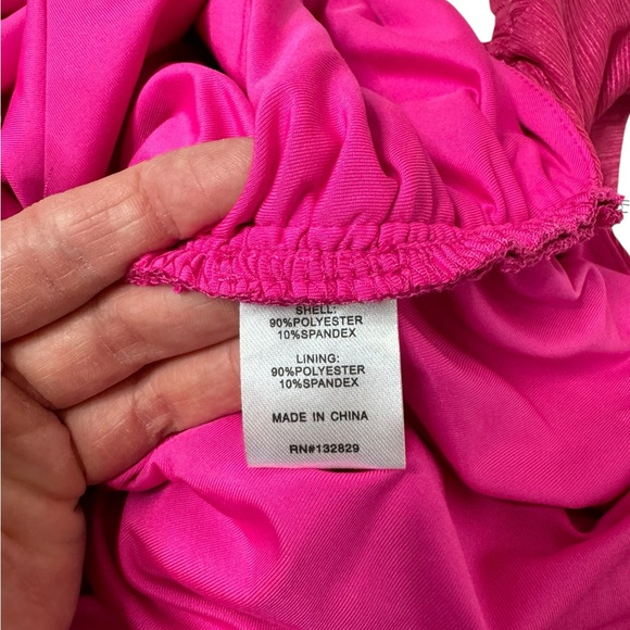 Superdown | NWOT Miyah Cut Out Dress in Pink Metallic Small - Picture 5 of 9